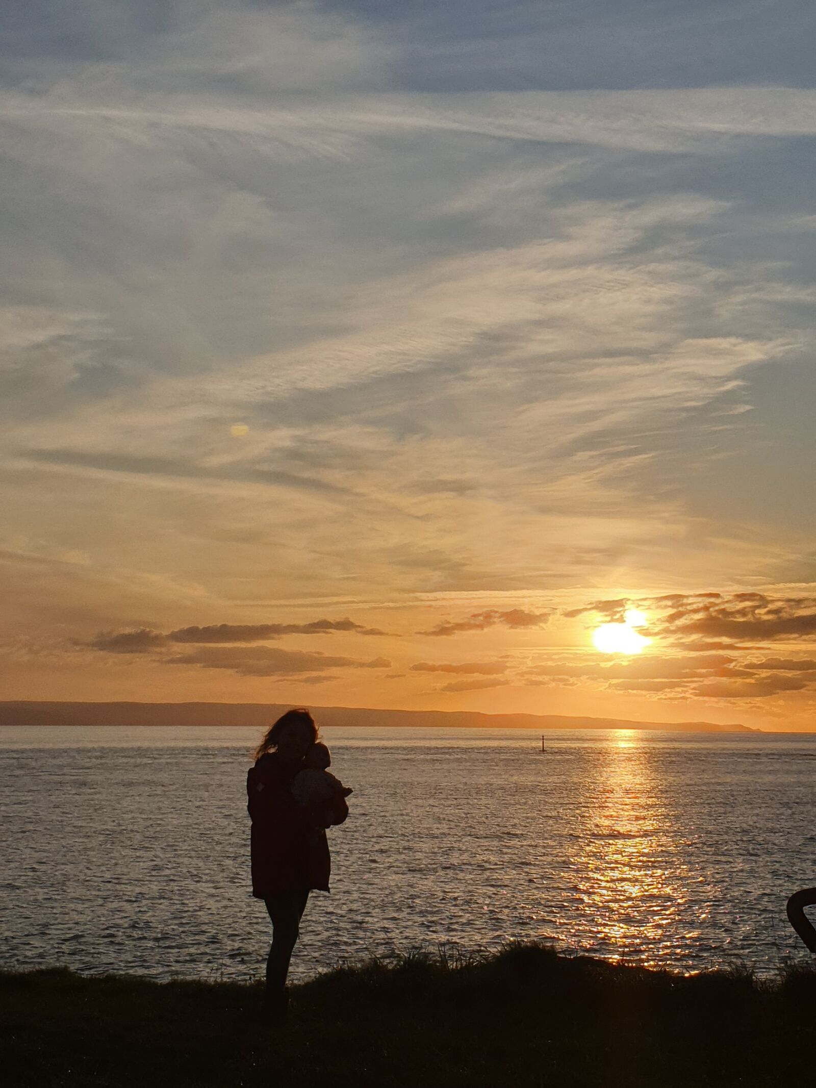Samsung Galaxy S9 sample photo. Sunset, cliff, coast photography