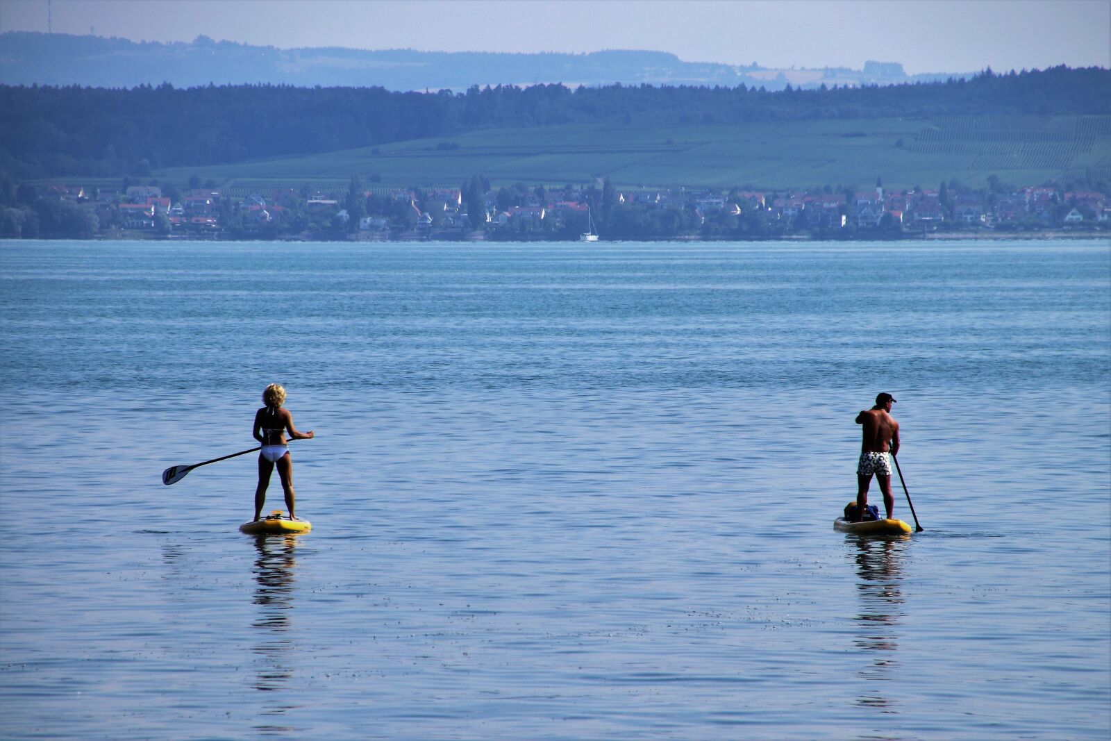 Canon EOS 80D sample photo. Lake, active holidays, board photography