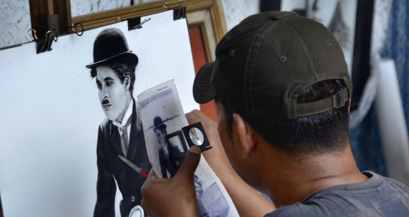 Nikon D5100 sample photo. Jakarta, street, artist photography