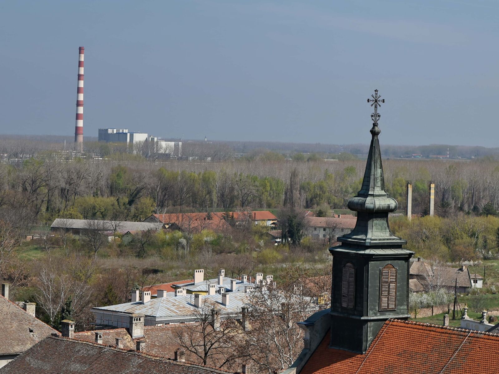 Nikon D5500 sample photo. Church tower, downtown, factory photography