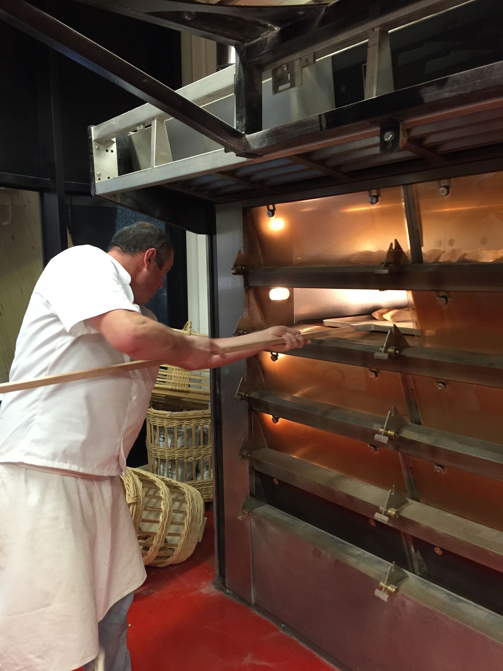 Apple iPhone 6 sample photo. Bread, boulanger, stick photography