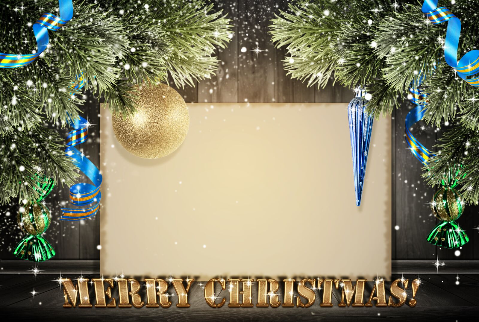 Nikon D5000 sample photo. Christmas, new year, postcard photography