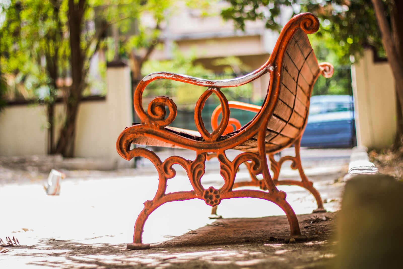 Canon EOS 70D + Canon EF 50mm F1.8 II sample photo. Bench, park, park bench photography