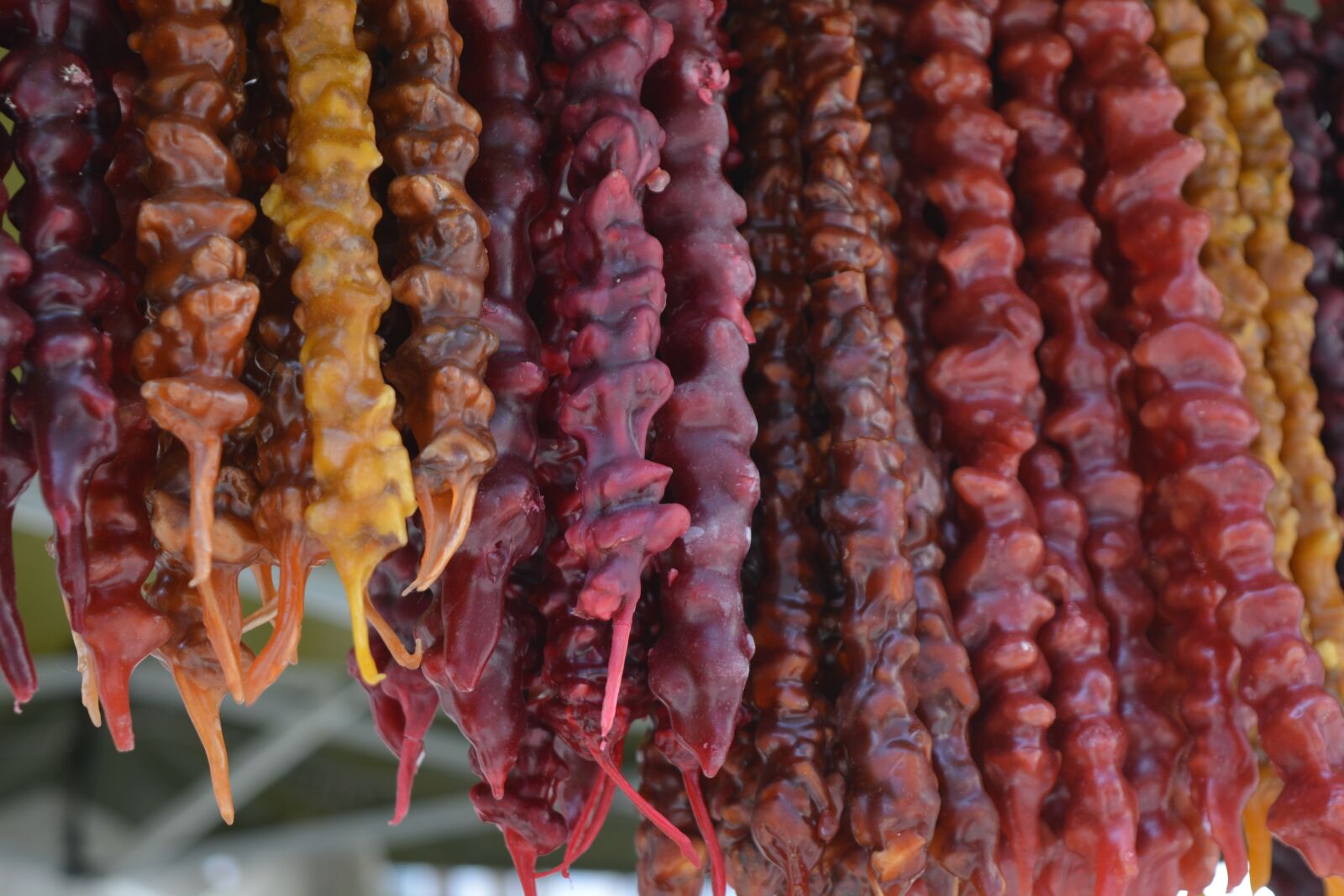 Nikon D5200 sample photo. Churchkhela, georgian, candy photography