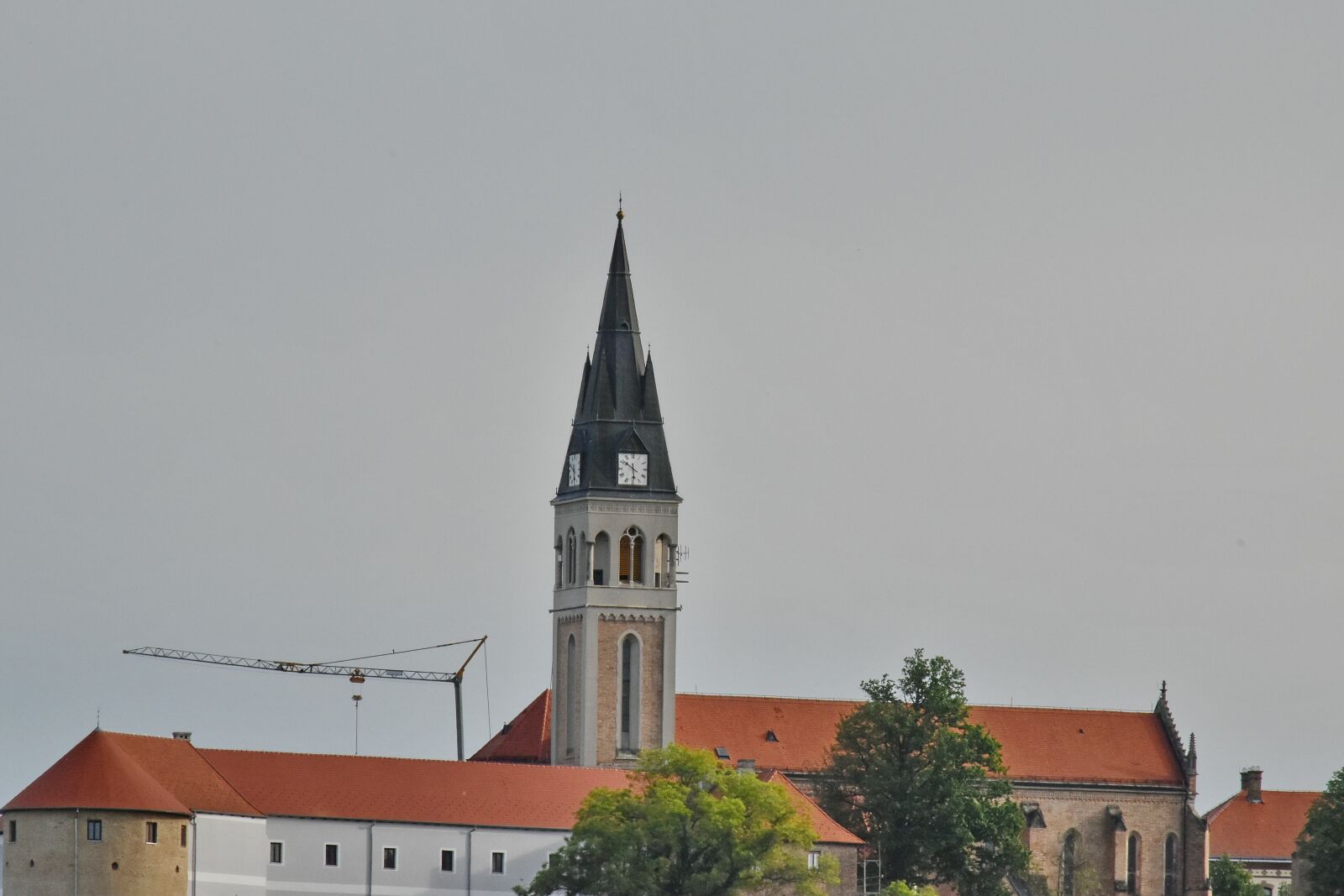 Nikon D5500 sample photo. Castle, church tower, croatia photography
