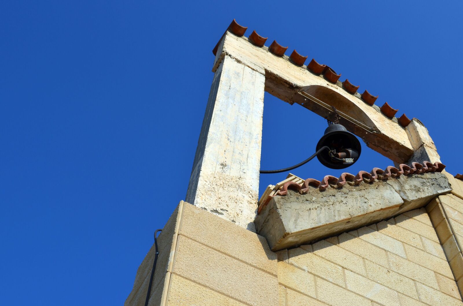 Nikon D5100 sample photo. Bell, church, blue photography