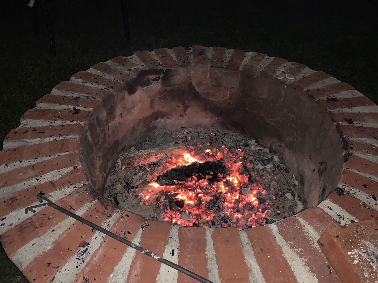 Apple iPhone XS sample photo. Fire pit, fire, burning photography