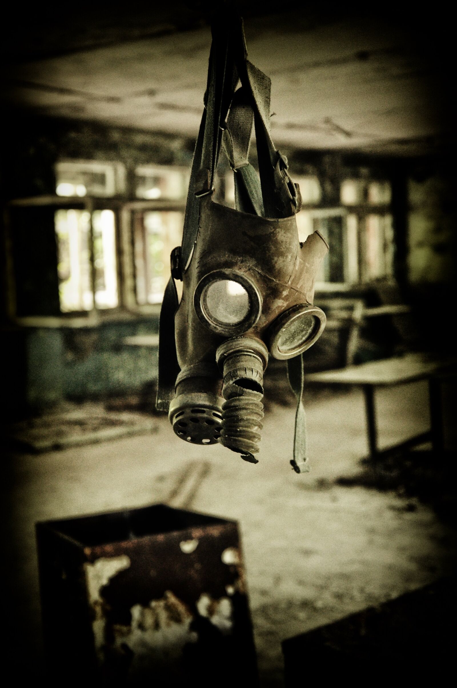 Nikon D90 sample photo. Gas mask, pripyat, chernobyl photography