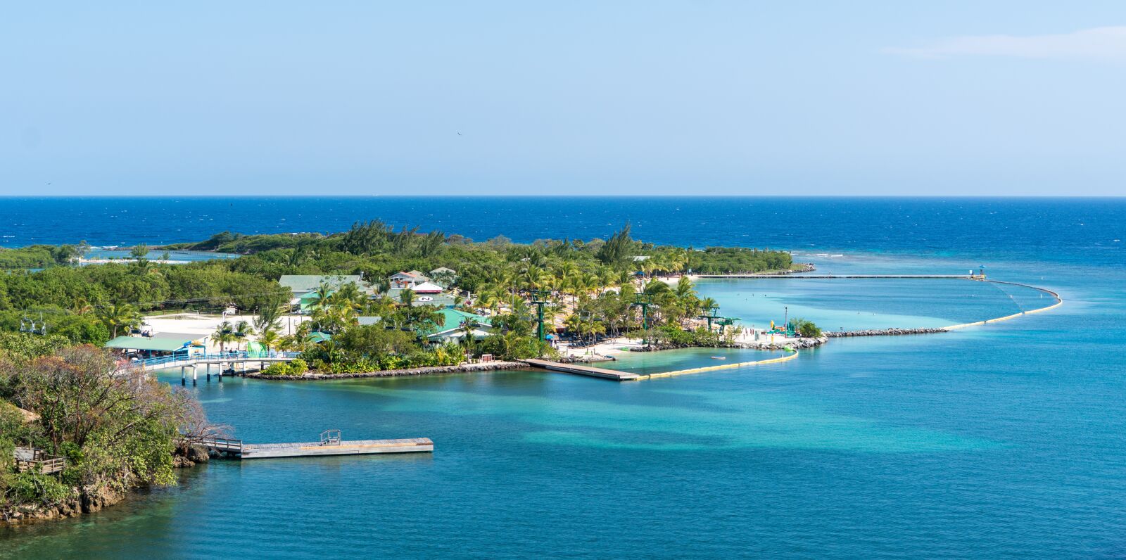 Sony a7R II + Sony FE 24-240mm F3.5-6.3 OSS sample photo. Mahogany bay, honduras, aerial photography