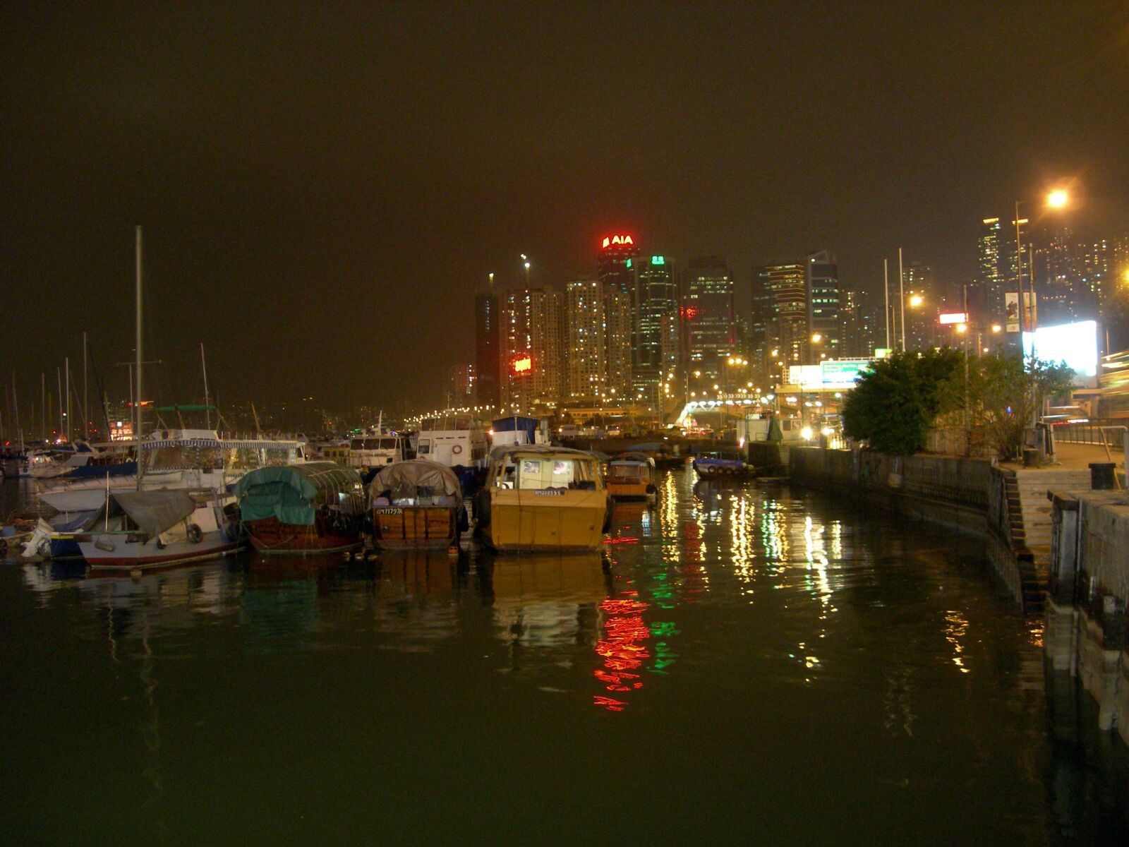 Nikon E7900 sample photo. Night, hong kong, city photography