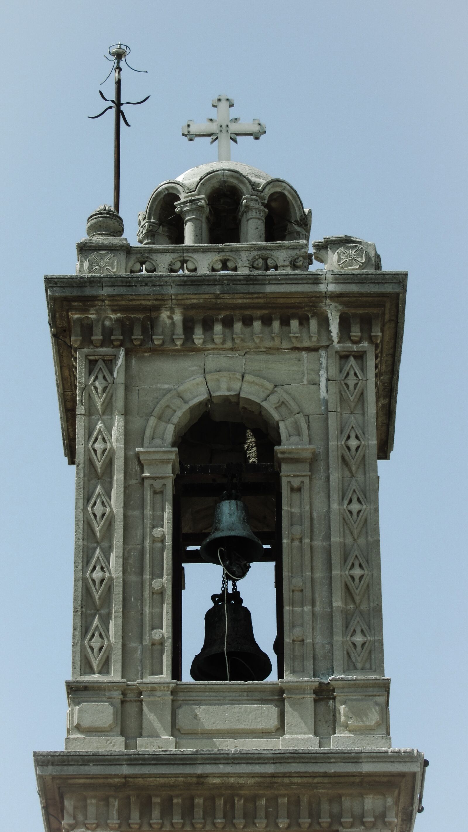 Canon PowerShot SX400 IS sample photo. Cyprus, xylotymbou, belfry photography