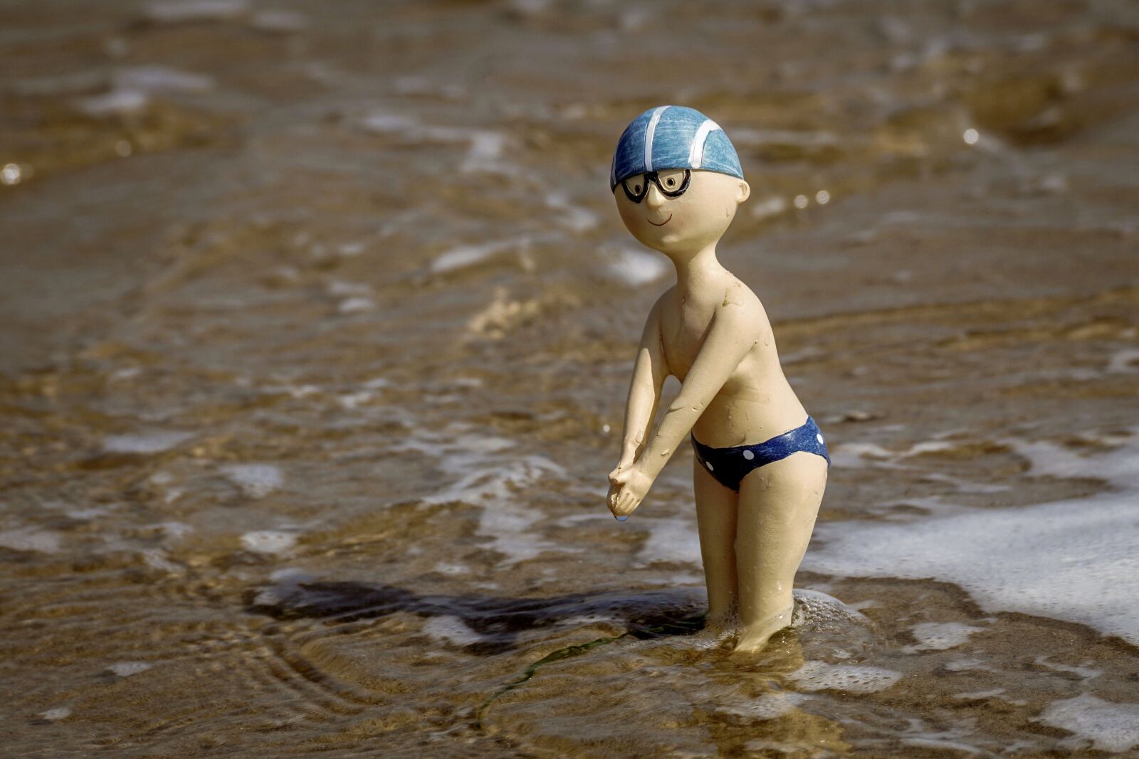 Sony DT 55-300mm F4.5-5.6 SAM sample photo. Swim, water, sea photography