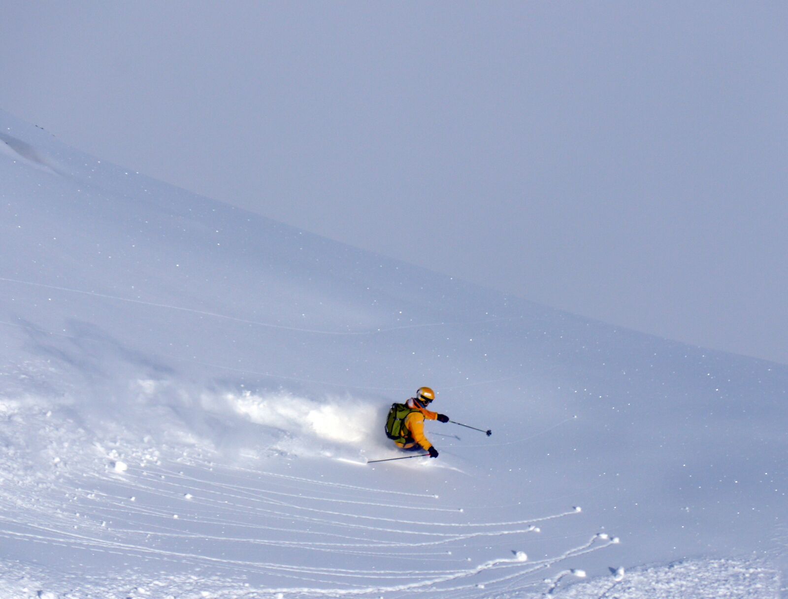 Panasonic Lumix DMC-LF1 sample photo. Extreme, skier, winter photography
