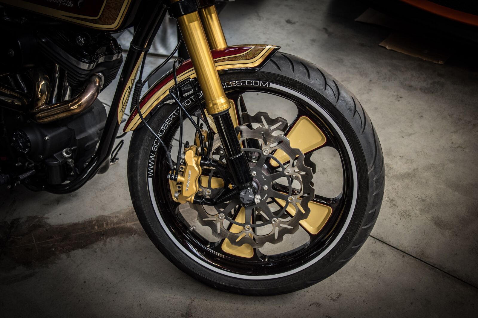 Pentax K-3 sample photo. Motorcycle rim, design of photography