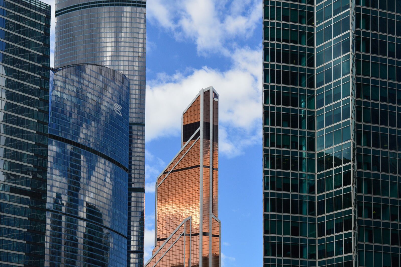 Nikon D3200 sample photo. Moscow city, business center photography