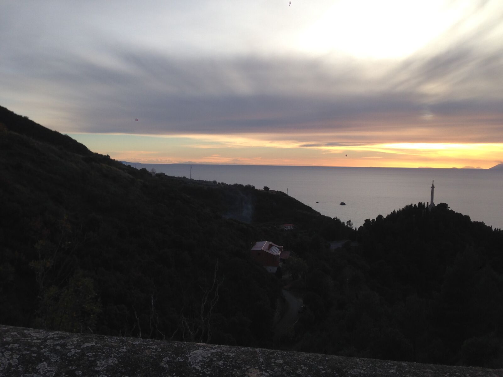 iPhone 5 back camera 4.12mm f/2.4 sample photo. Calabria, mare, tramonto photography