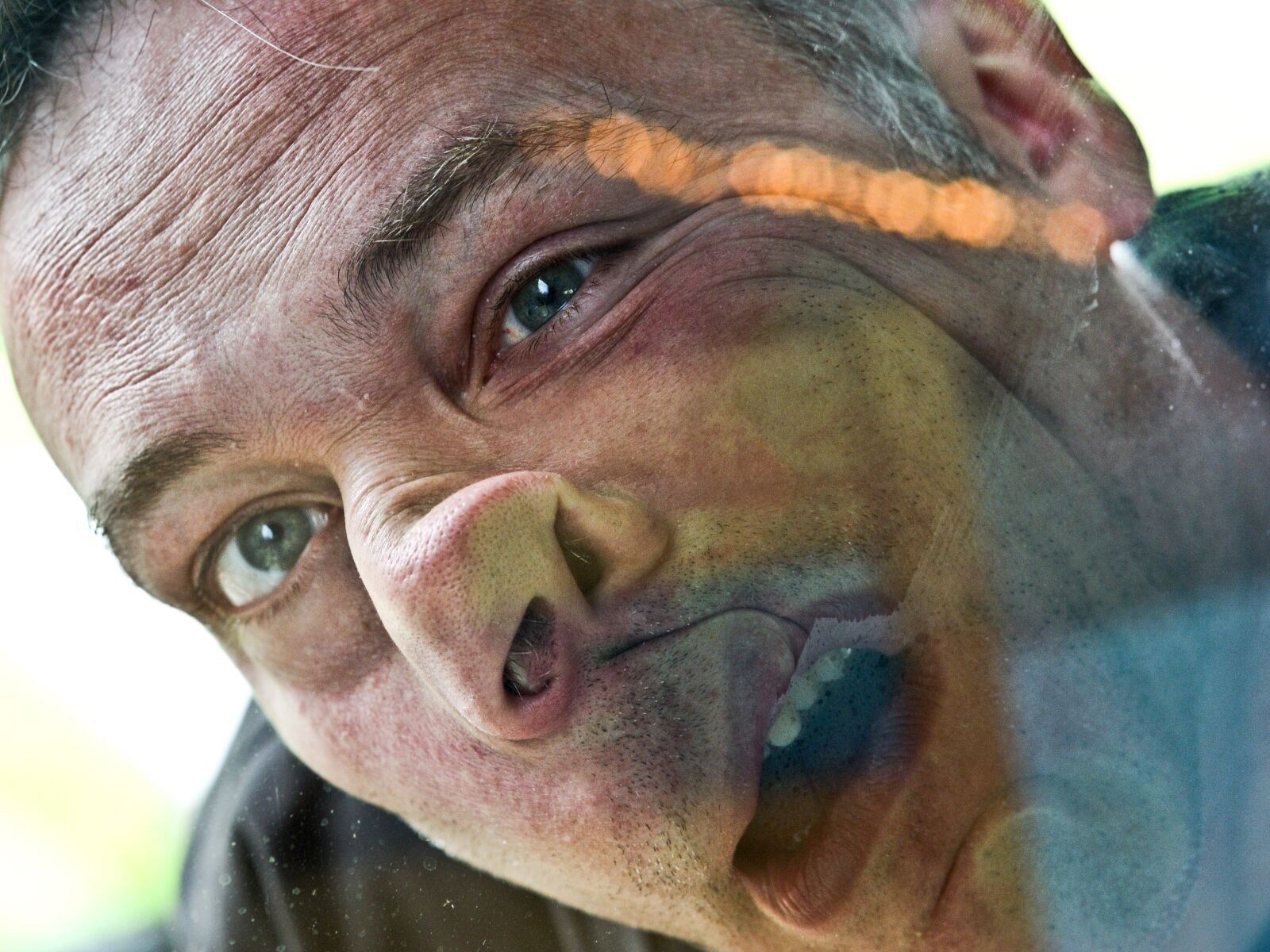 Nikon D300 sample photo. Man, grimace, glass photography