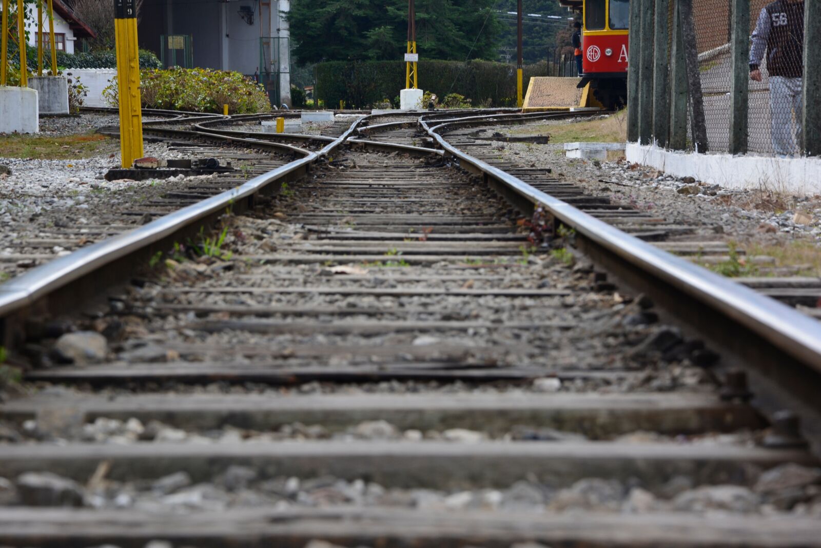 Nikon D5200 sample photo. Trail, train, station photography