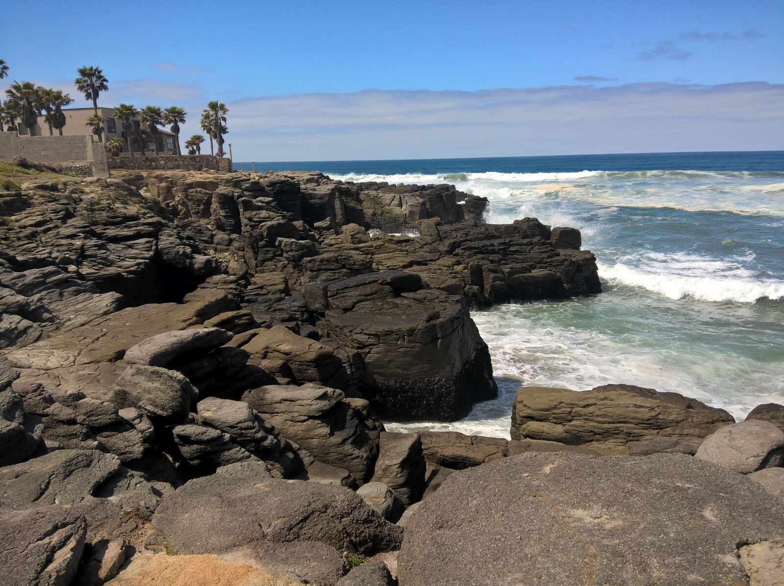Microsoft Lumia 640 XL sample photo. Rock, sea photography