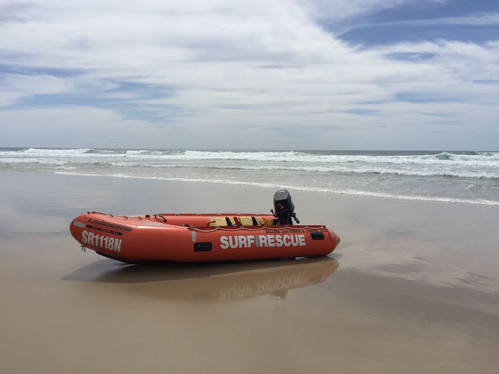 Apple iPhone 6 sample photo. Rescue boat, surf life photography