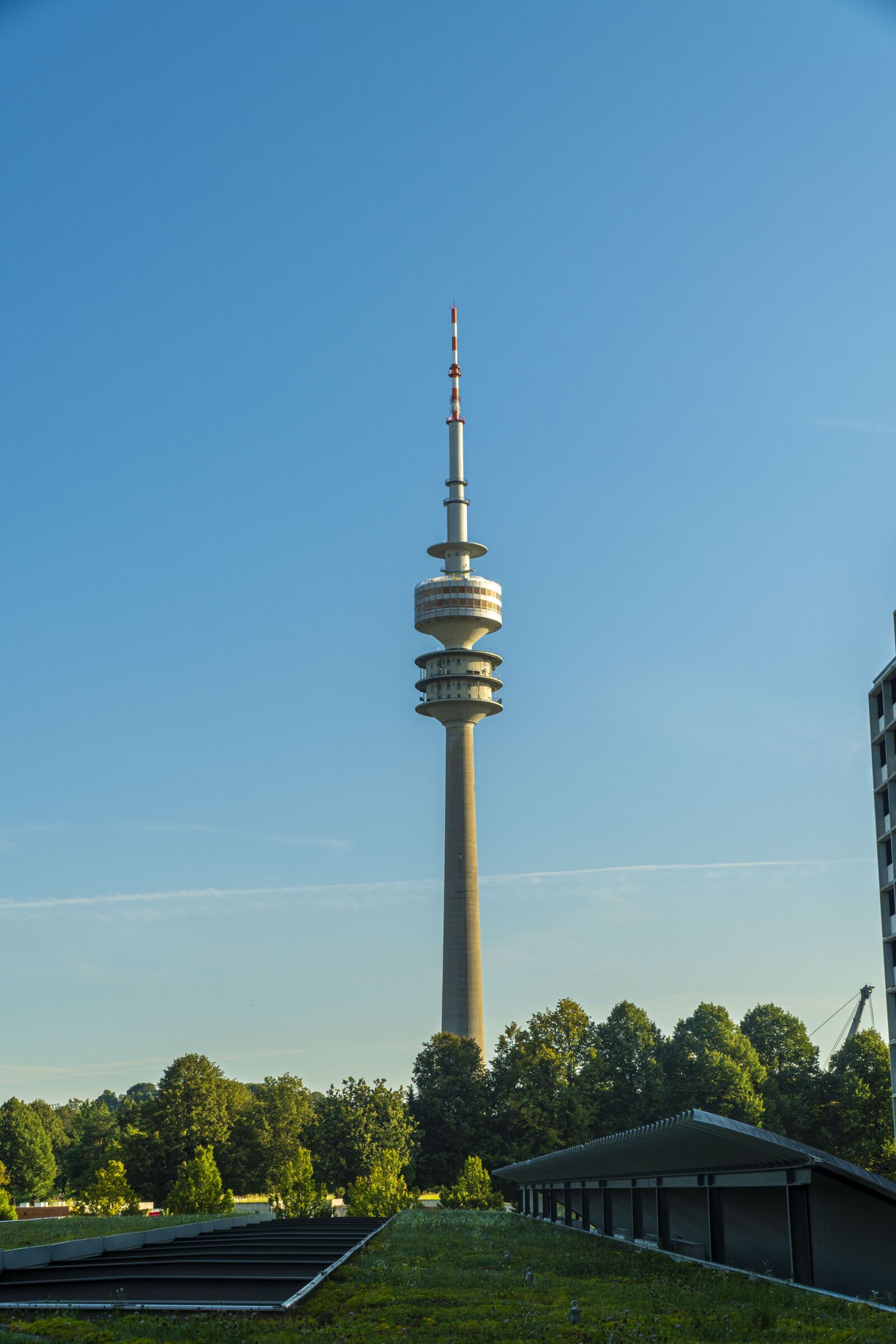 Sony a6300 + Sony E PZ 18-105mm F4 G OSS sample photo. Germany, munich, olympic tower photography