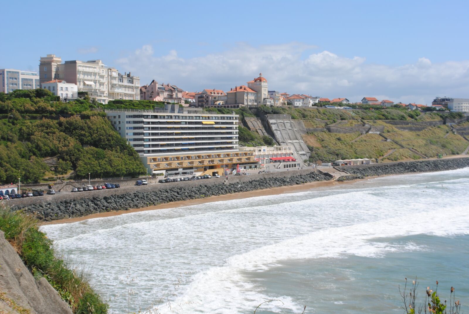 Nikon D3000 sample photo. Biarritz, beach basque, surf photography
