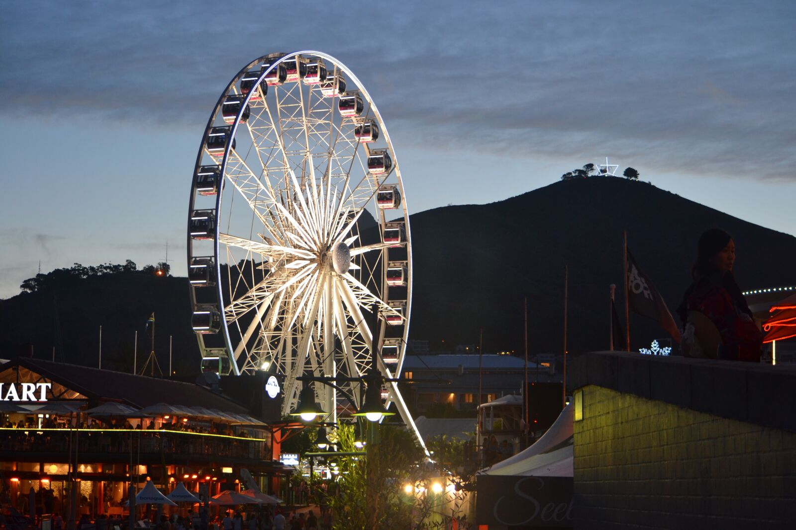 Nikon D3100 sample photo. Cape town, ferris wheel photography