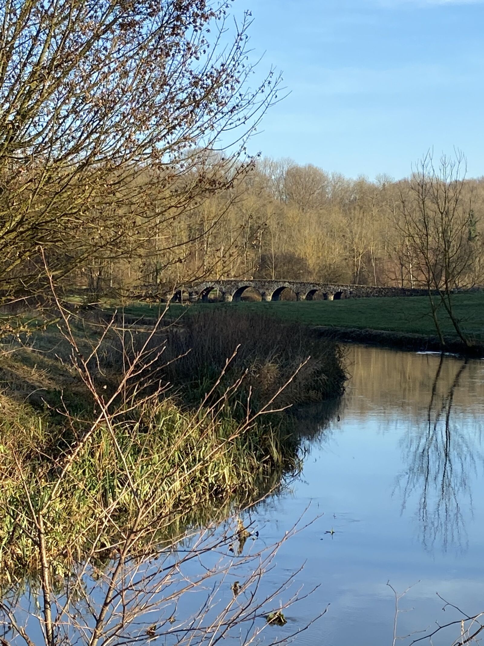 Apple iPhone 11 sample photo. Pont, nature, campagne photography