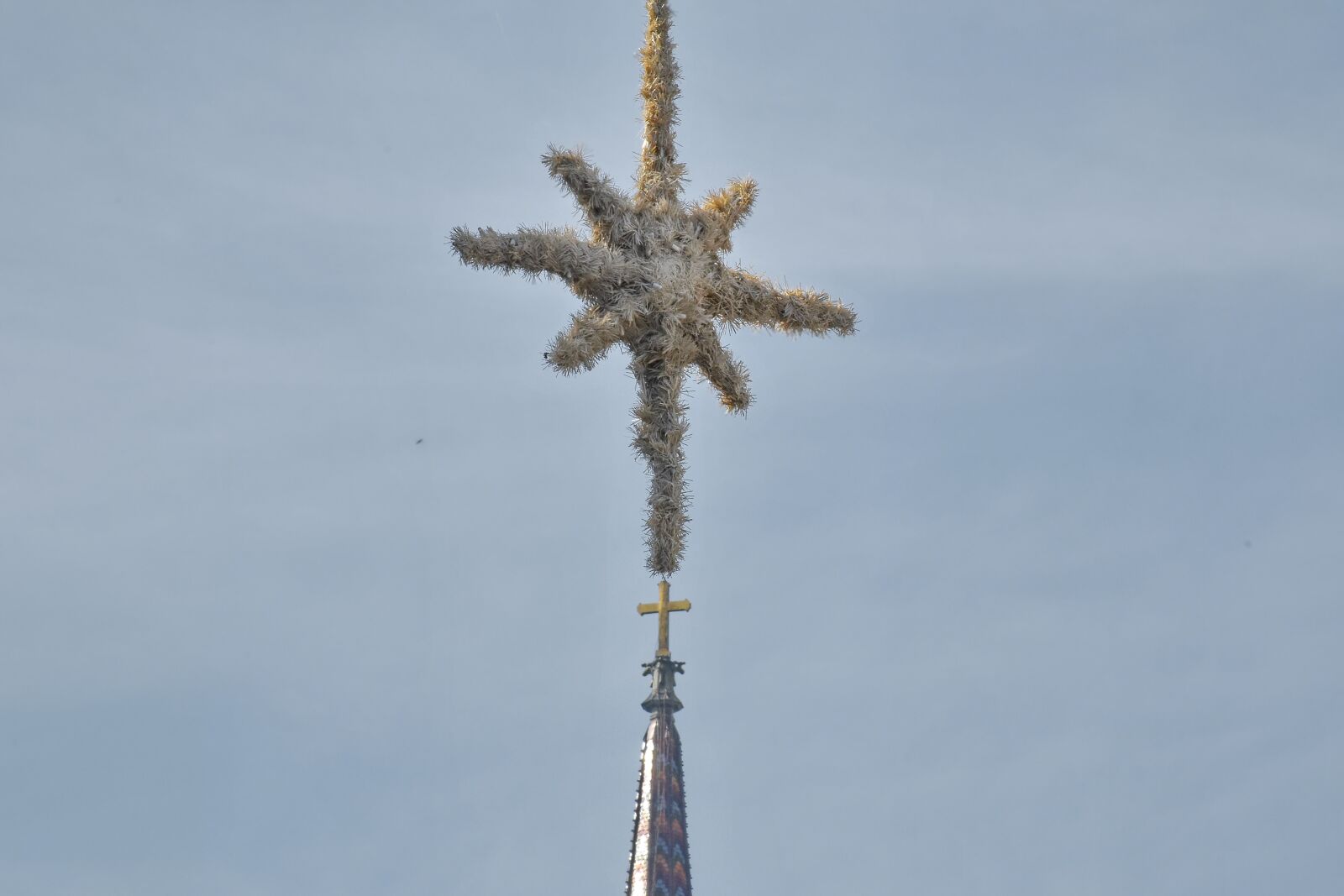 Nikon D5500 sample photo. Blue sky, christmas, church photography