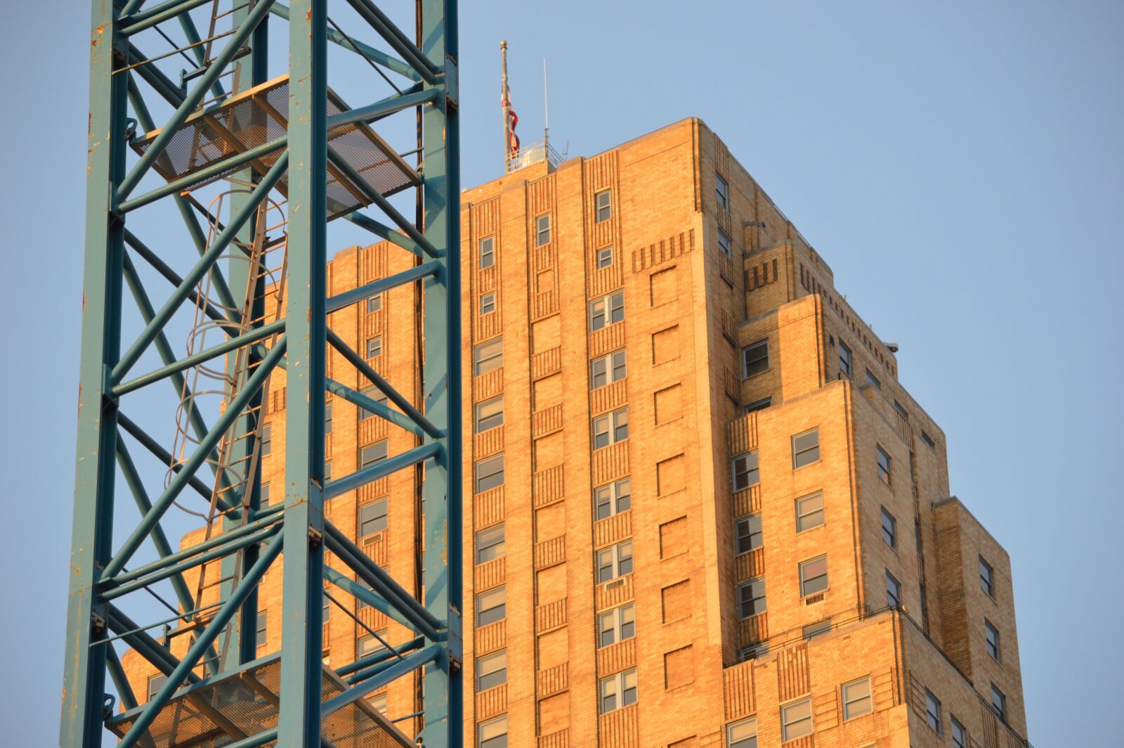 Nikon D3200 sample photo. Skyscraper, crane, construction photography