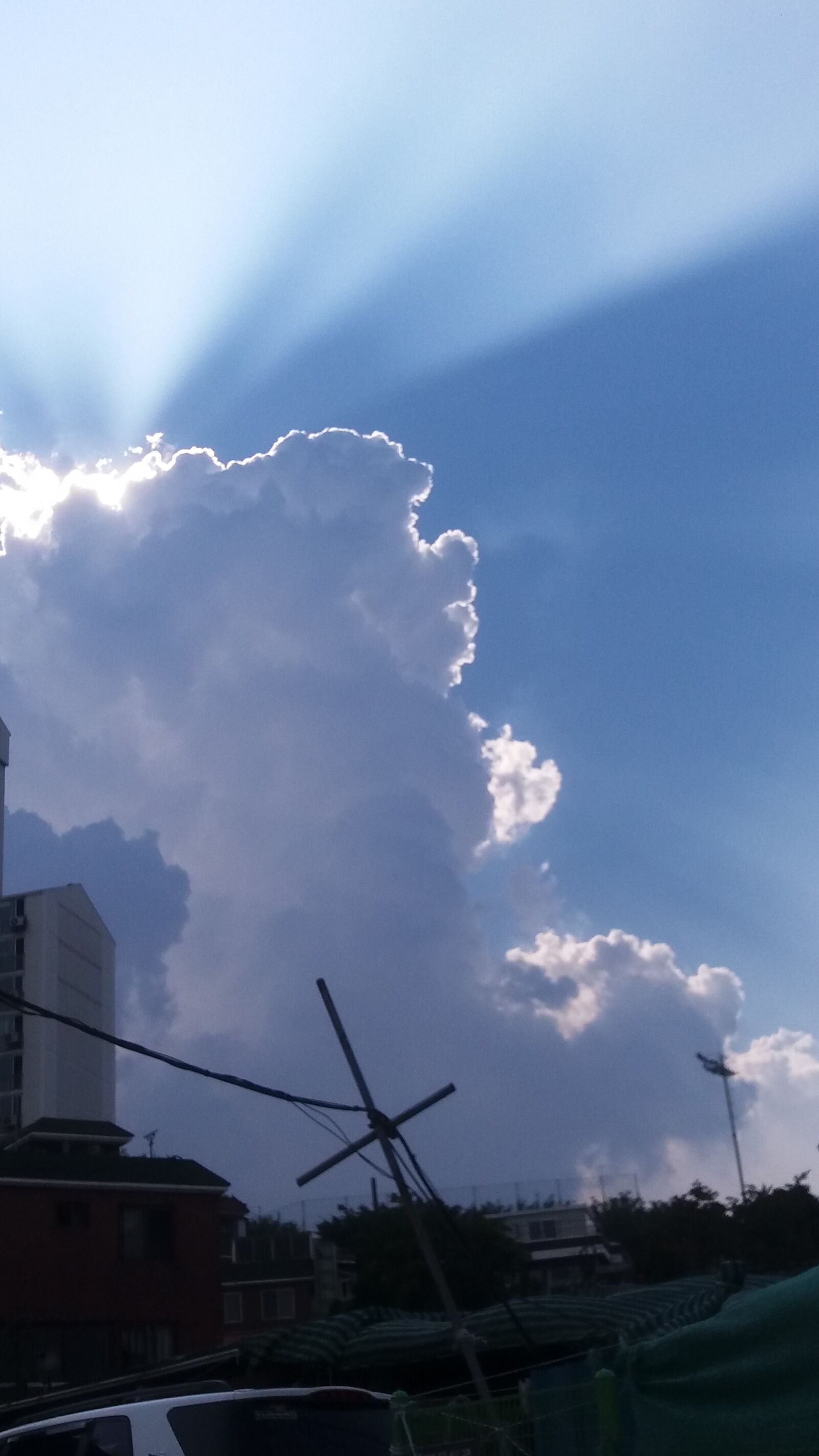 Samsung Galaxy J7 sample photo. Sky, clouds, light photography