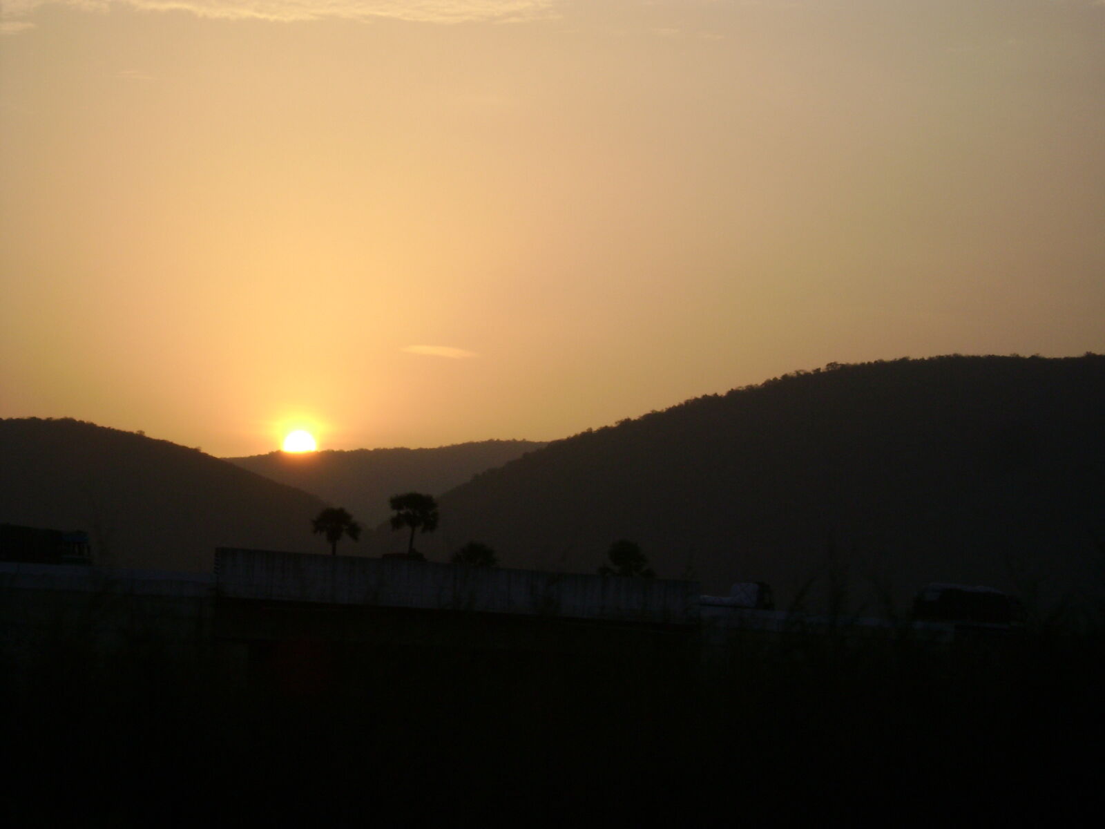 Sony Cyber-shot DSC-S750 sample photo. Sunset, india photography