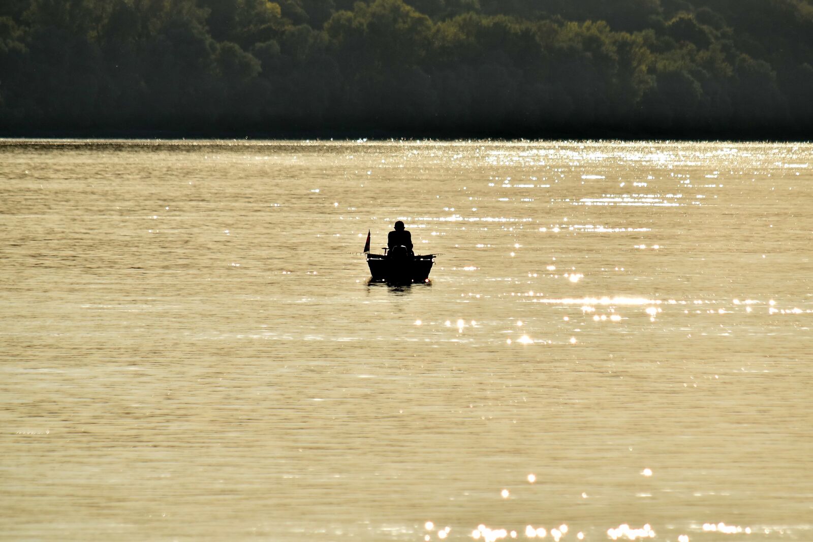 Nikon D5500 sample photo. Boat, distance, fisherman, shadow photography
