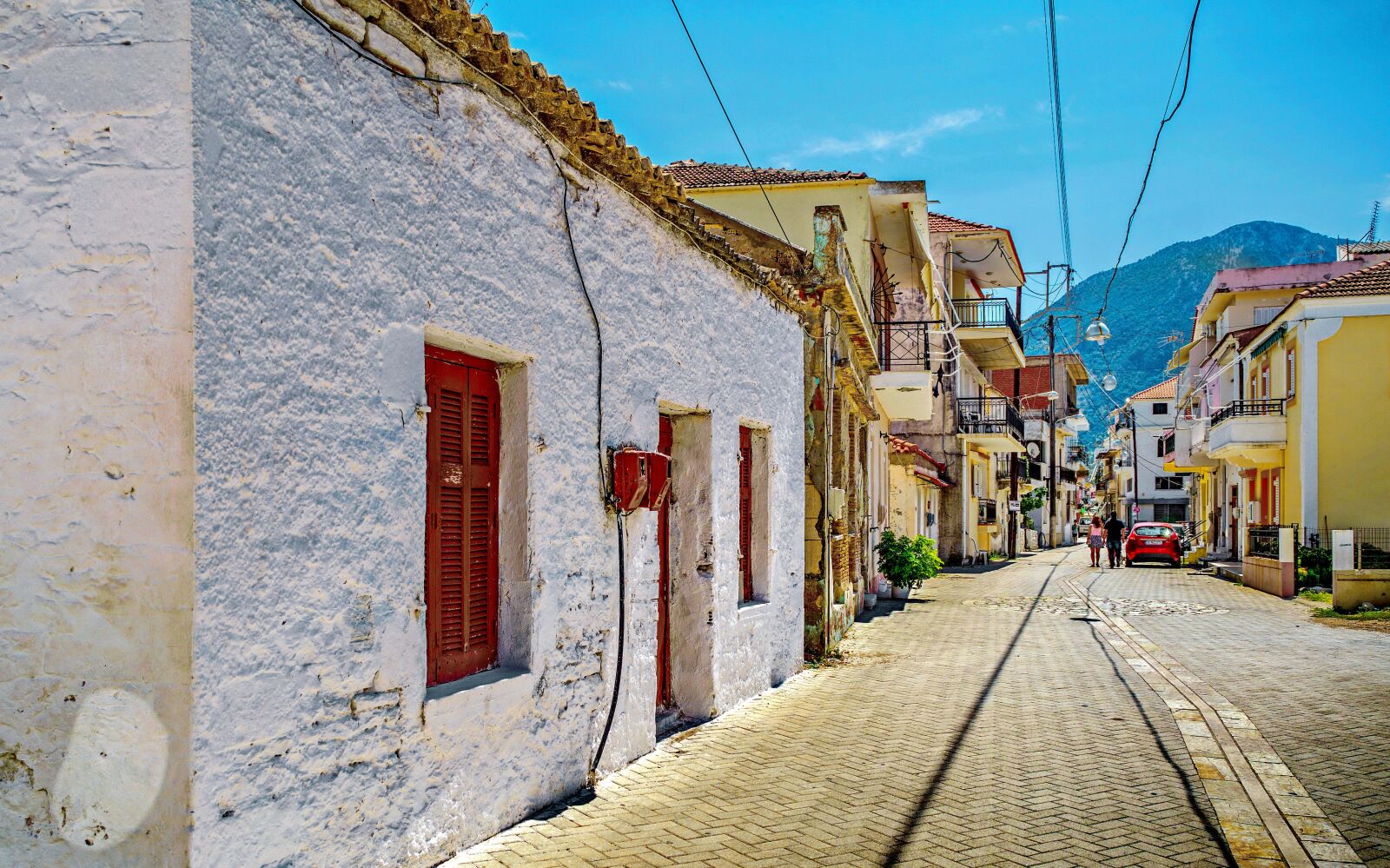 Nikon D3300 sample photo. Road, houses, building photography