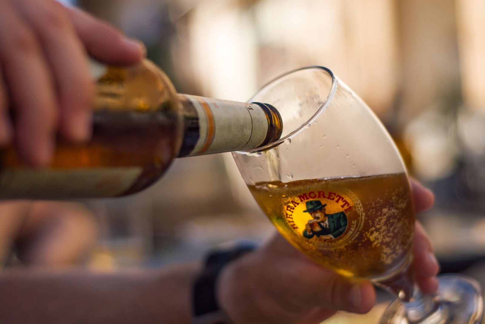 Nikon D200 sample photo. Beer, italy, pokal photography