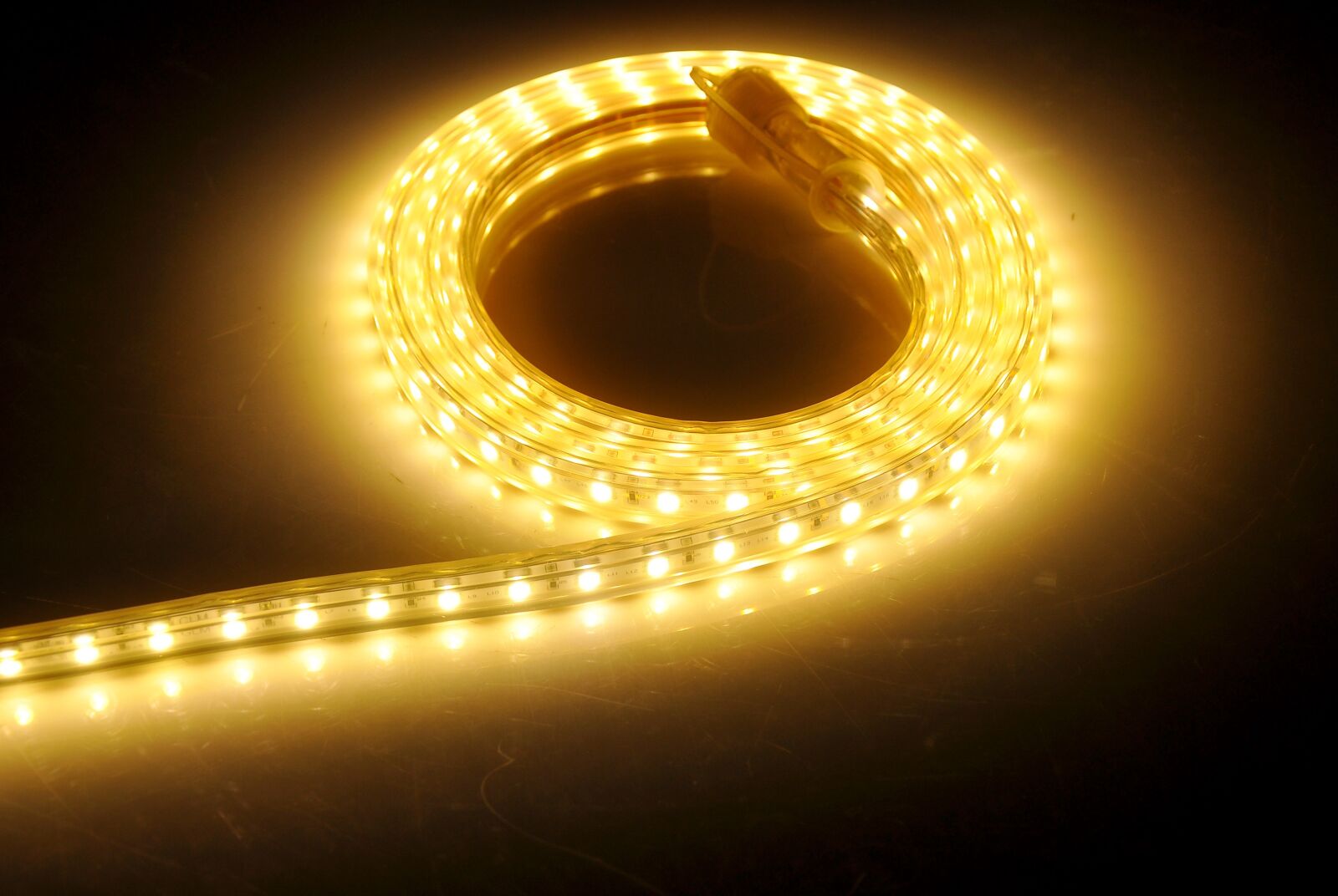 Nikon D90 sample photo. Led, led strip, lights photography