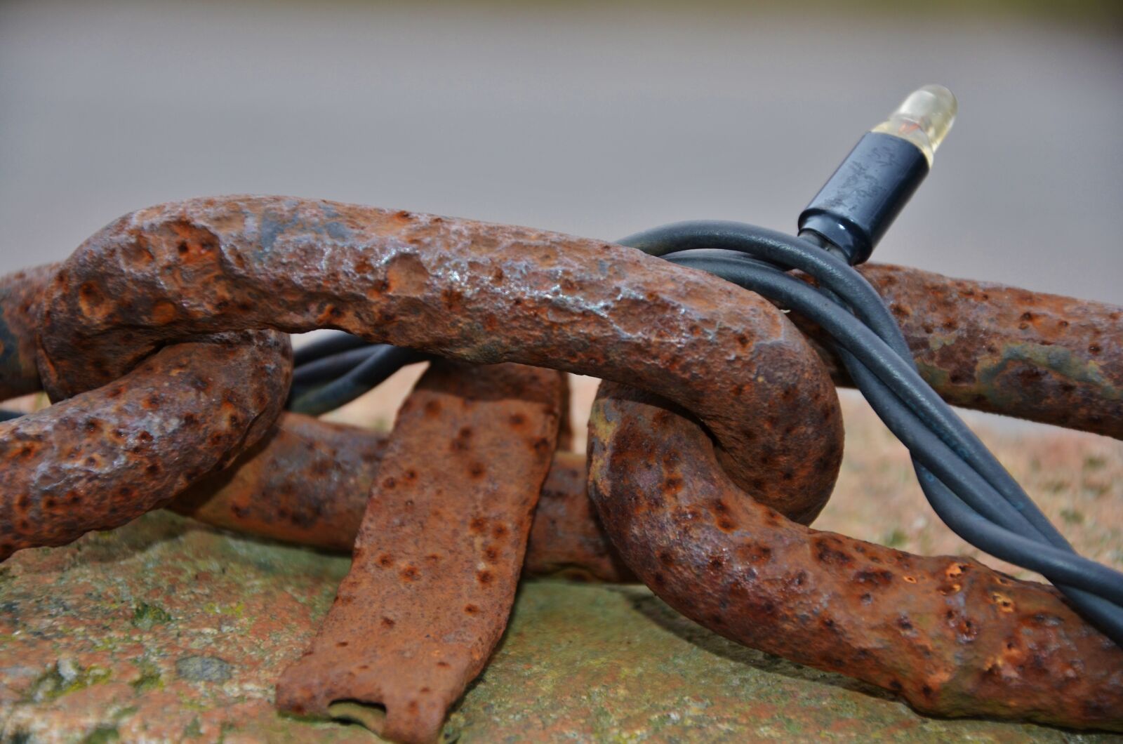 Nikon D7000 sample photo. Chain, anchor, marine photography