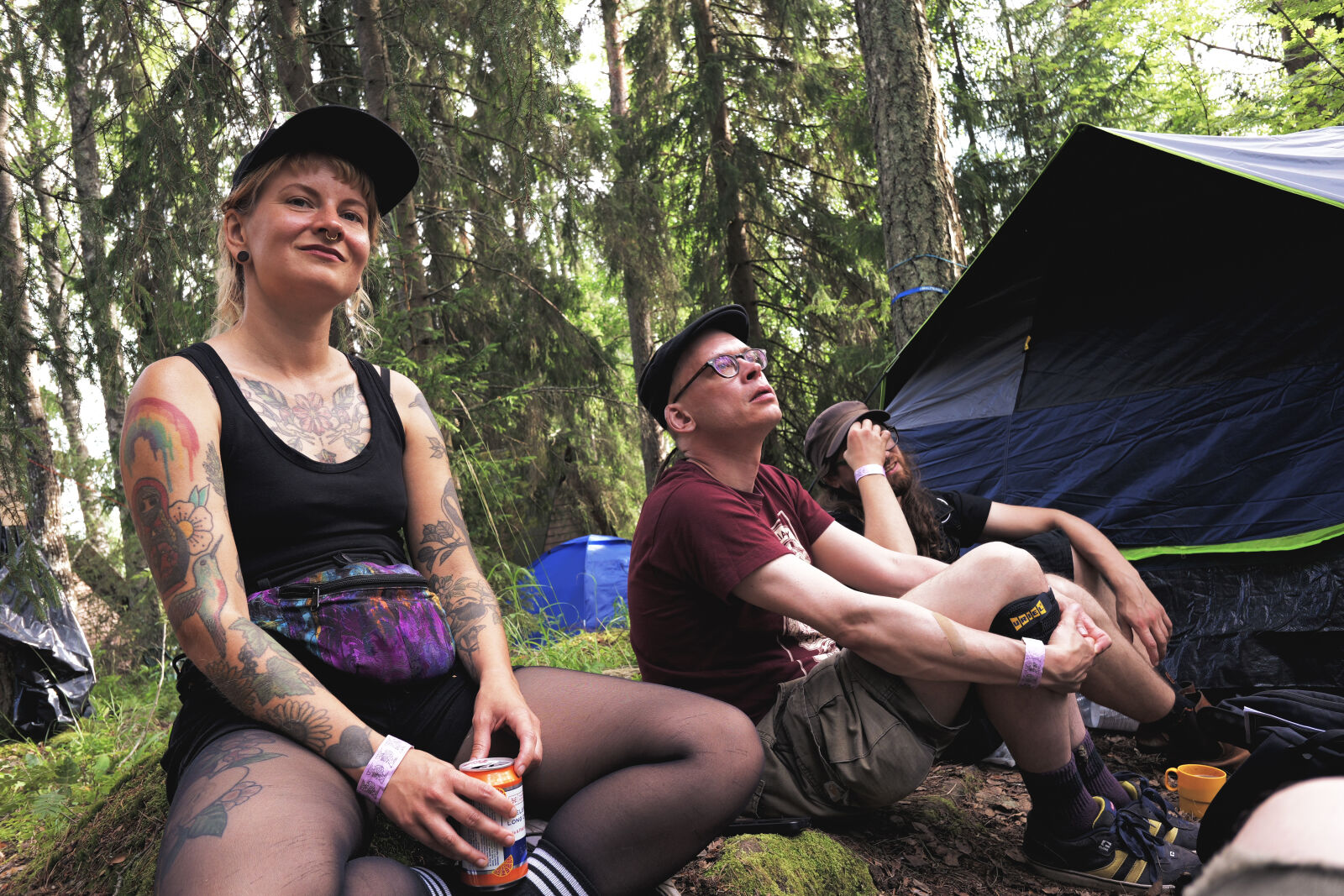Panasonic Lumix DC-S9 sample photo. Forest camp photography