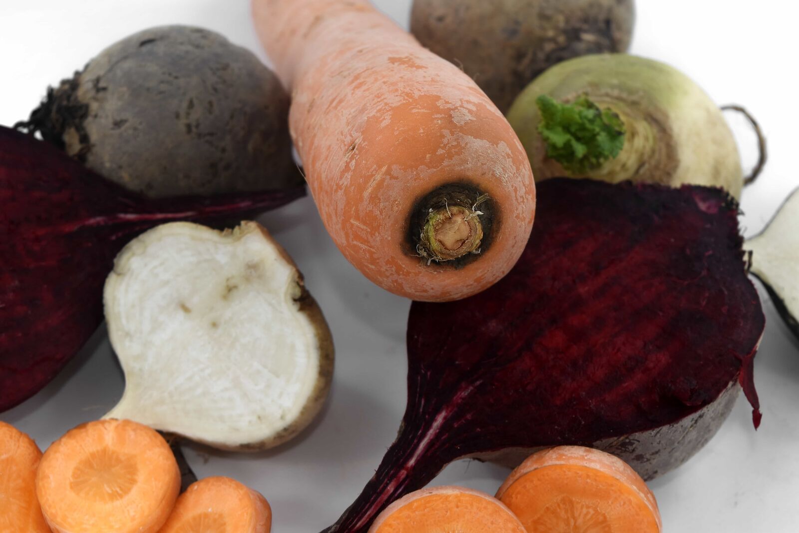 Nikon D5500 sample photo. Beetroot, radish, turnip, carrot photography