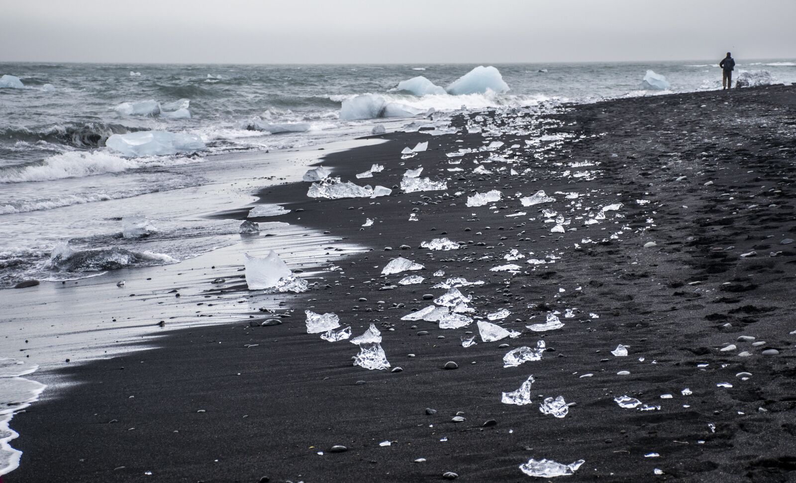 Nikon D5300 sample photo. Iceland, jokulsarlon, diamond beach photography