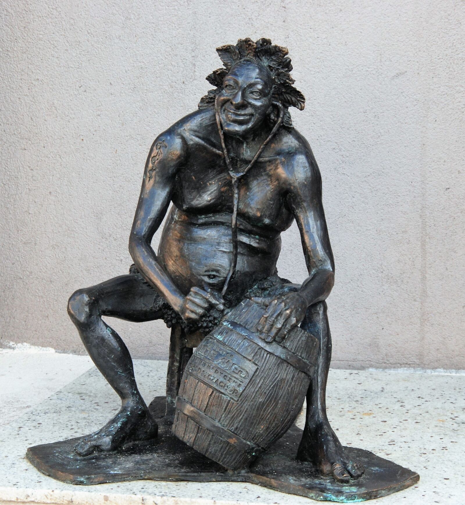 Nikon D80 sample photo. Bacchus, image, brass photography