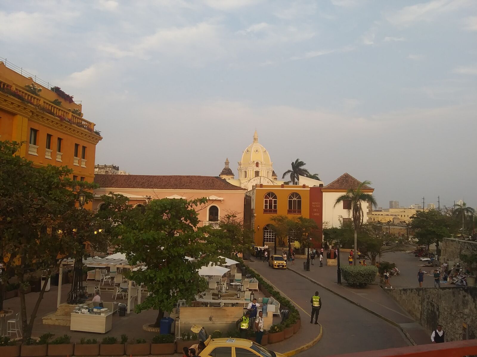 LG LM-X210APM sample photo. Cartagena, colombia, building photography