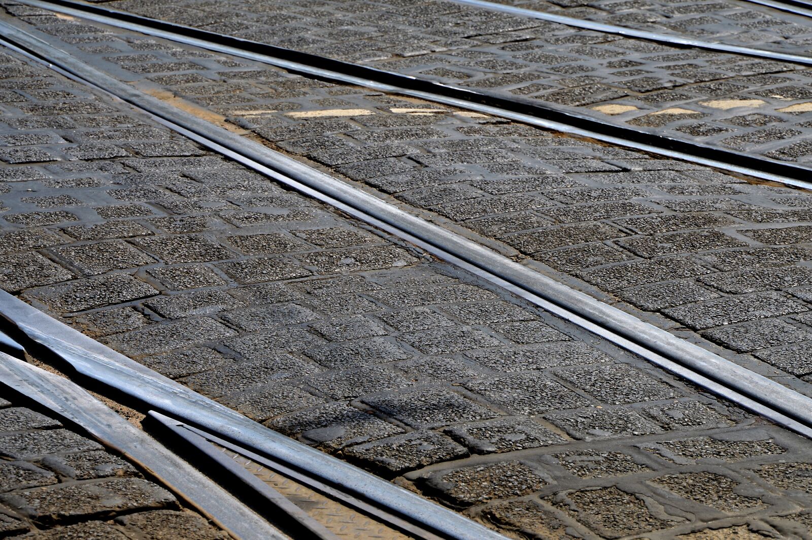Nikon D3200 sample photo. Gleise, rails, tram photography