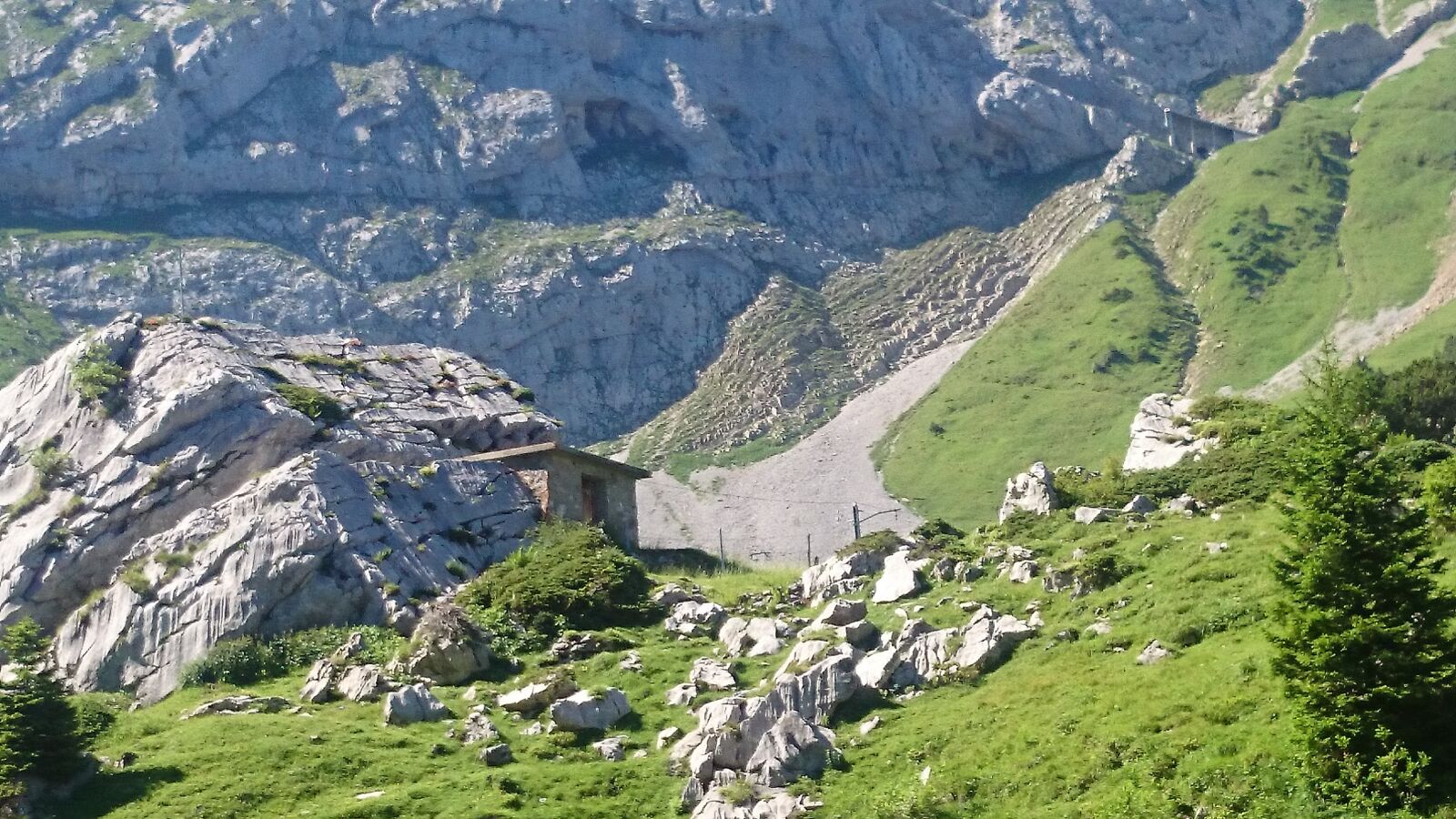 Sony Xperia Z1 Compact sample photo. Cottage, mountains, rocks photography