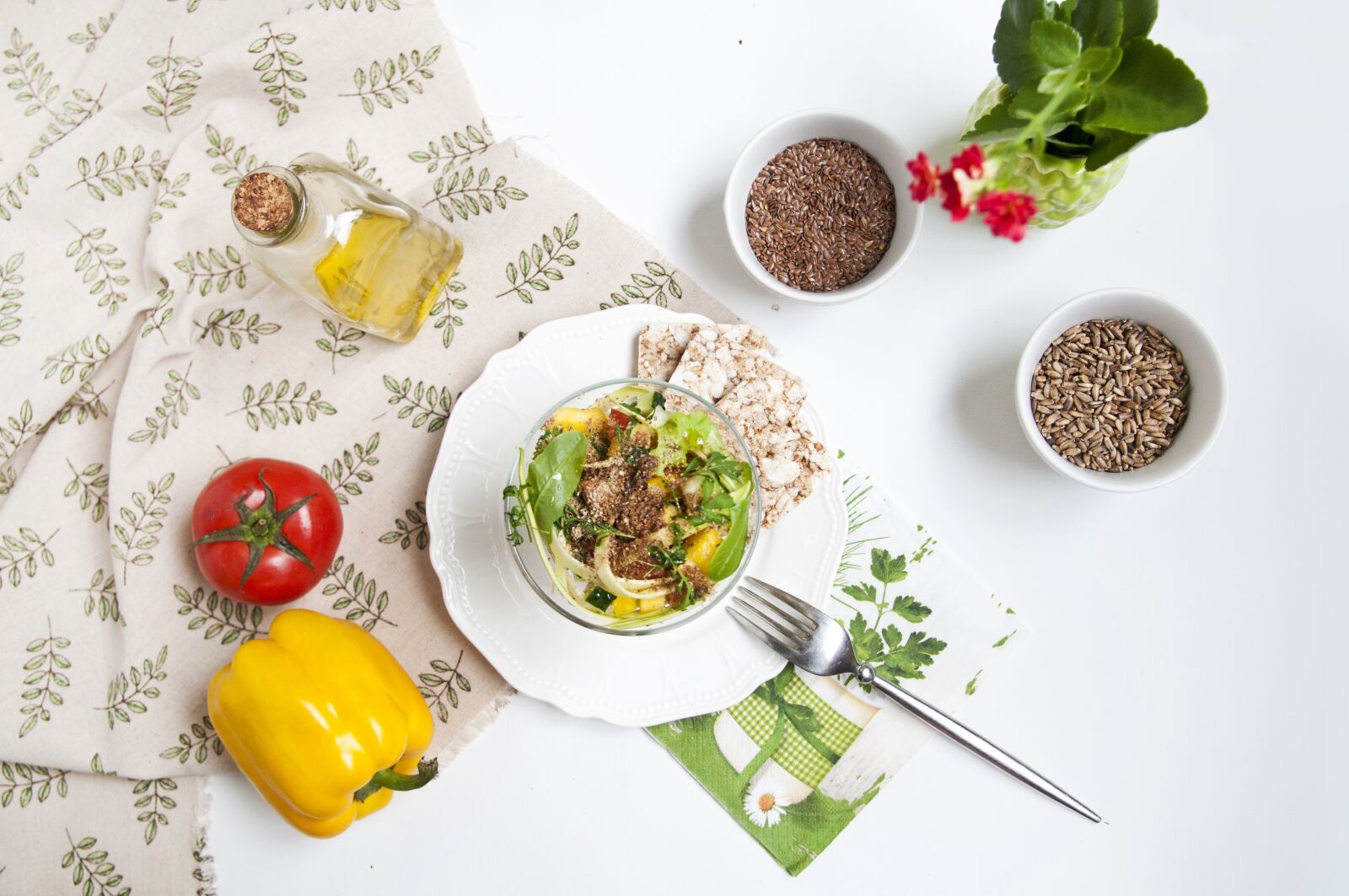 Nikon D300 sample photo. Breakfast, salad, nutrition photography