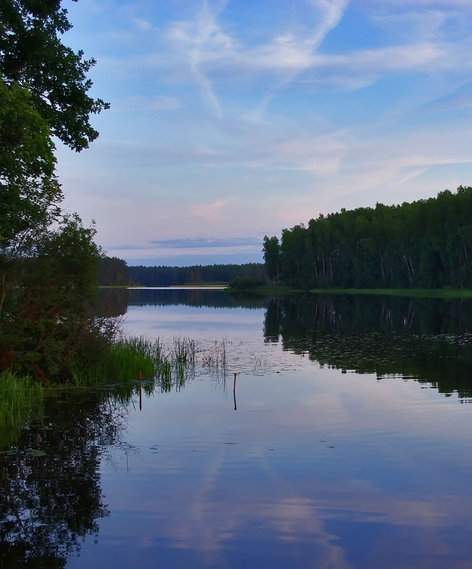 Pentax K10D sample photo. Evening, lake, water photography