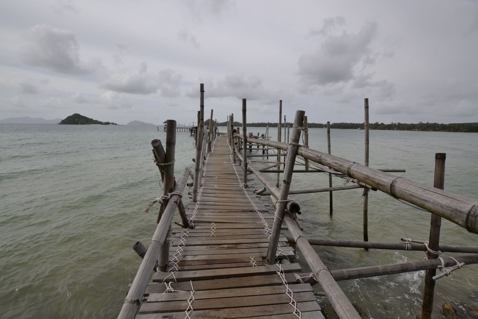 Nikon D3100 sample photo. Thailand, jetty, water photography