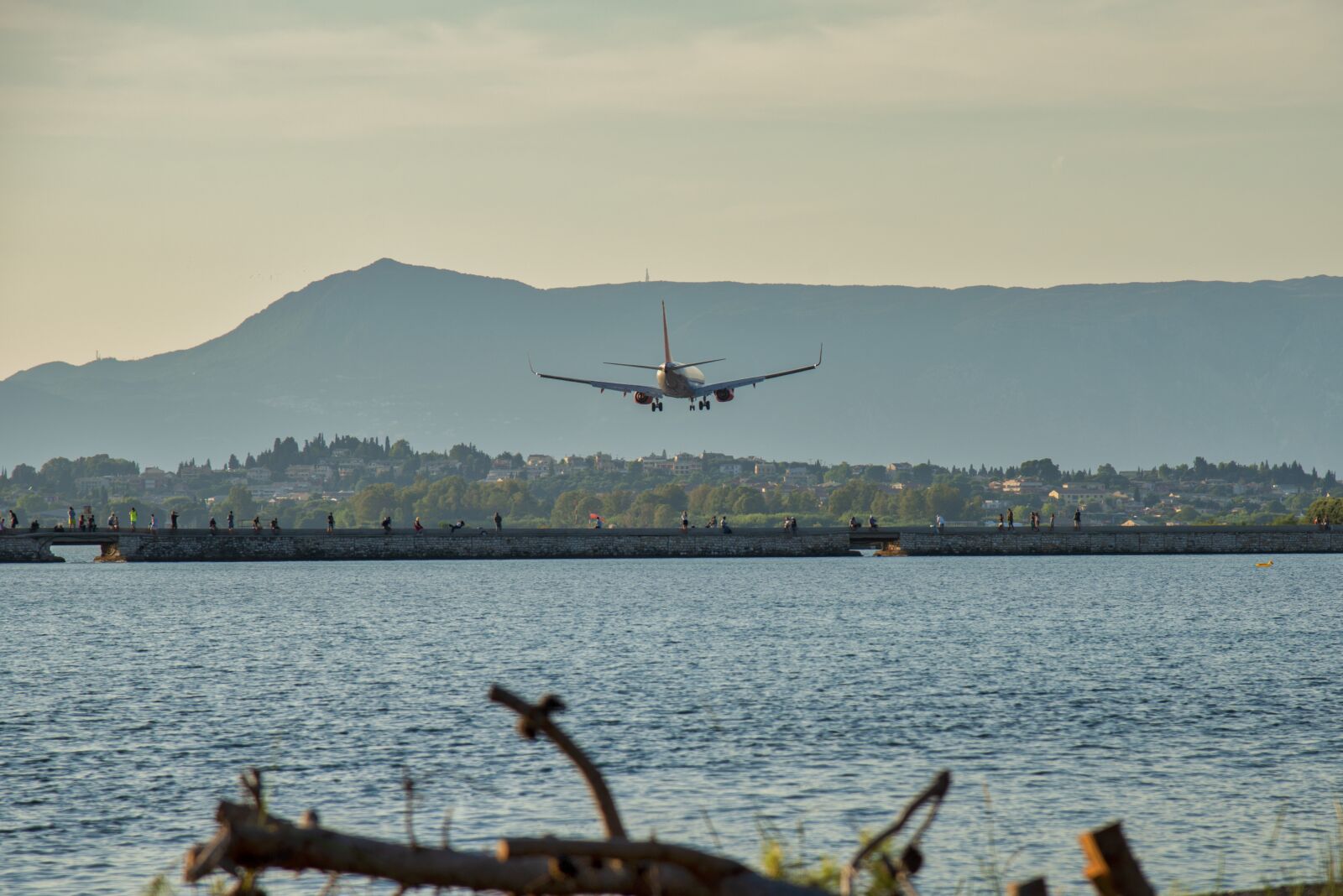 Nikon D800 sample photo. Corfu, airplaine, summer photography