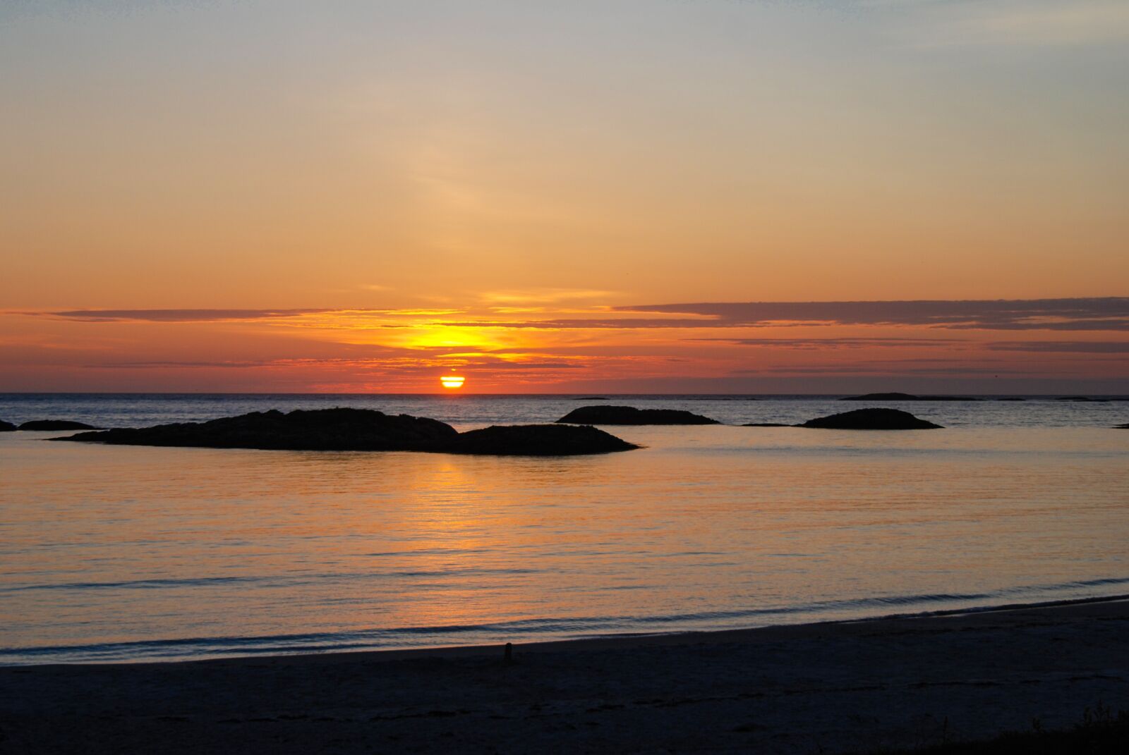 Nikon D80 sample photo. Norway, andenes, sunset photography