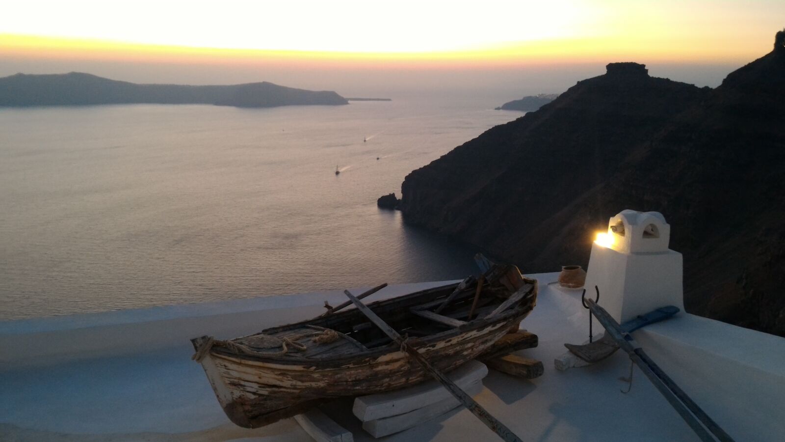 ASUS Z00AD sample photo. Santorini, sunset, greece photography